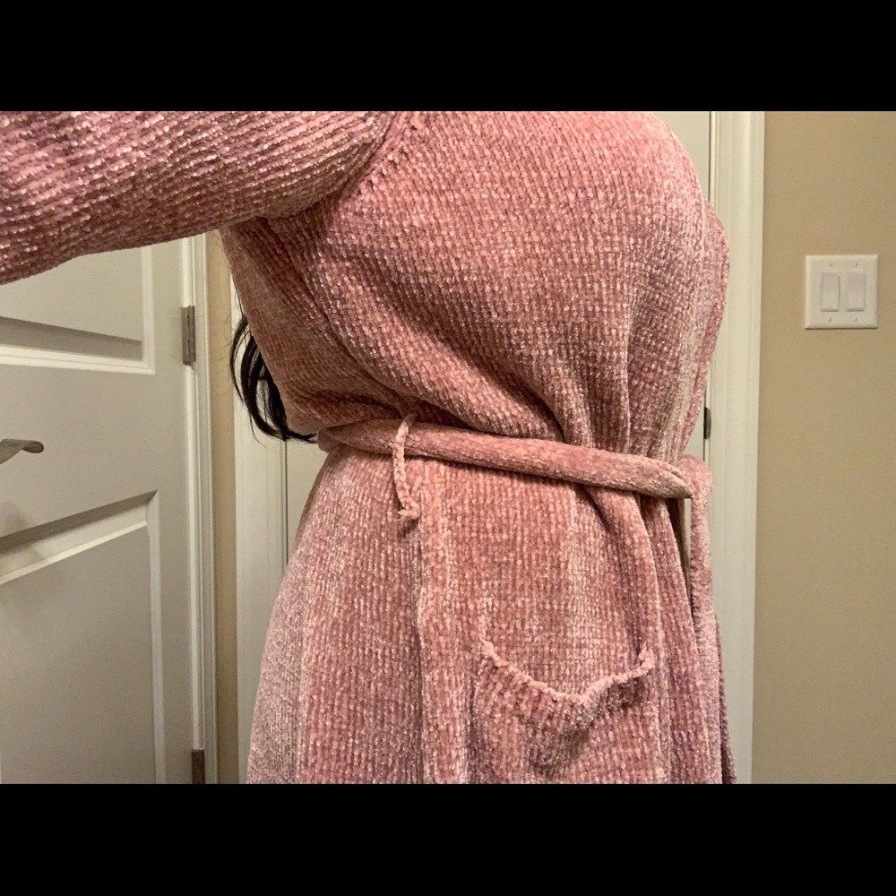 Soft pink robe
